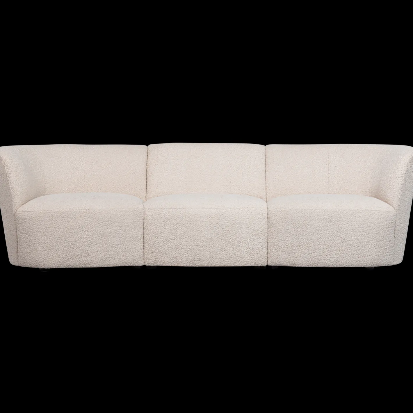 Outlet WOOOD Coco 3-Zitsbanken Creme
