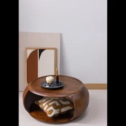 Hot WOOOD Cole Salontafel Bruin