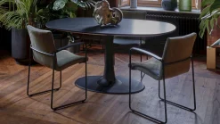 Sale Leolux Columna Eettafel Zwart