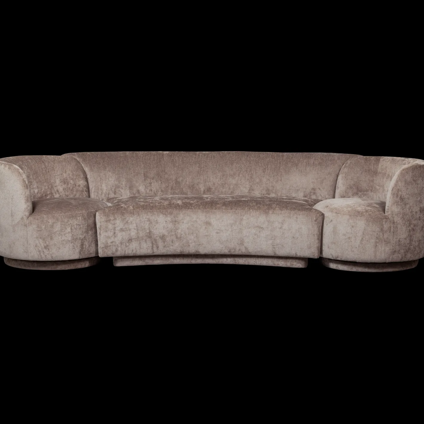 Hot WOOOD Combi-Popular Elementenbank Taupe