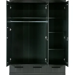 Discount WOOOD Connect 3-deurs Opbergkast Black