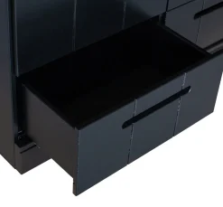 Discount WOOOD Connect 3-deurs Opbergkast Black