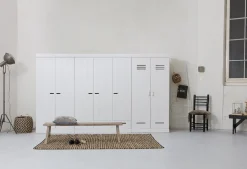 Online WOOOD Connect Kledingkast Wit
