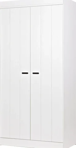 Online WOOOD Connect Kledingkast Wit