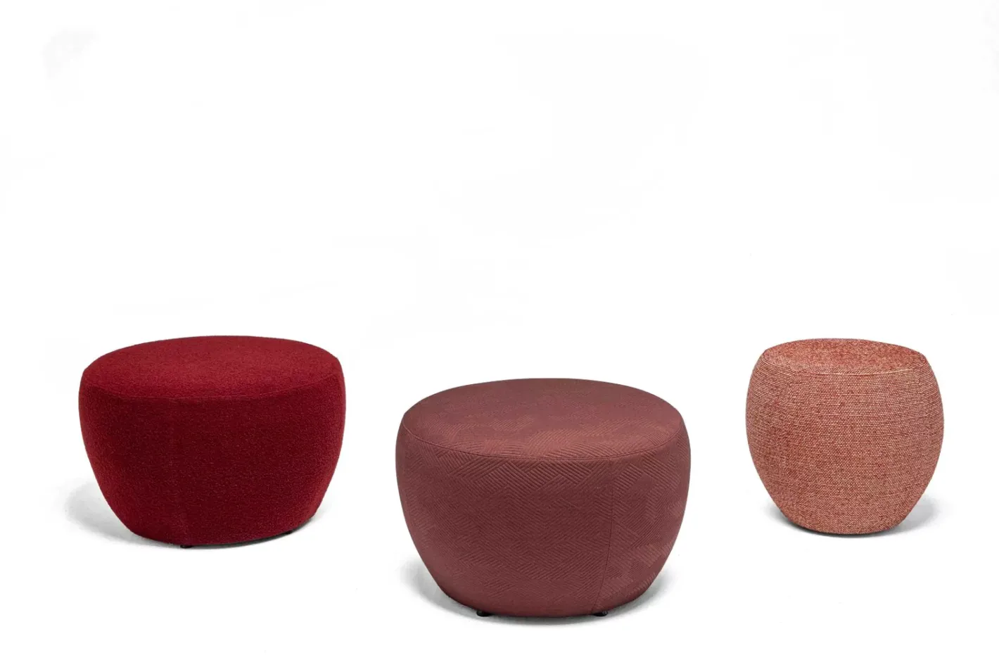 Havee Coral Hocker Bordeaux