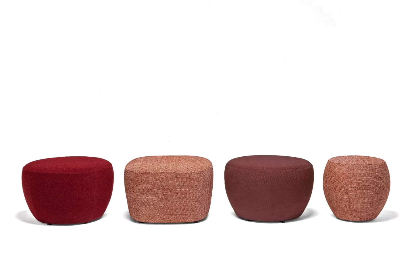 Havee Coral Hocker Bordeaux