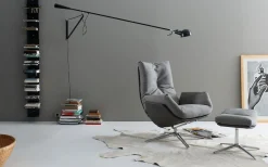 Online COR dia Lounge Draaifauteuil Grijs