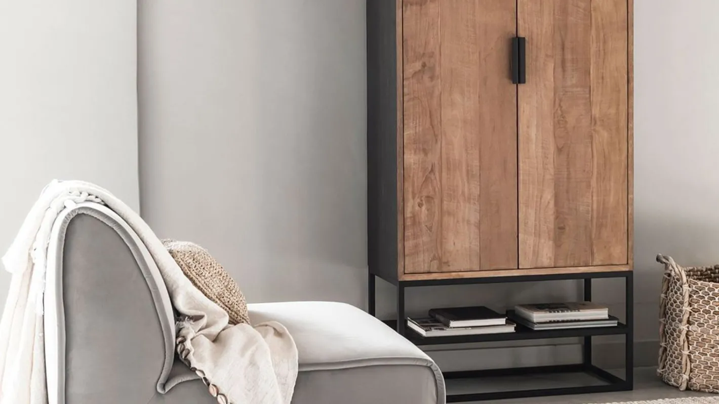 New DTP Home Cosmo Opbergkast Natural, Brown