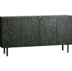 Best WOOOD Counter Dressoir Zwart
