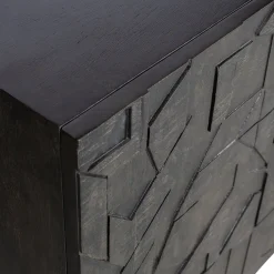Best WOOOD Counter Dressoir Zwart