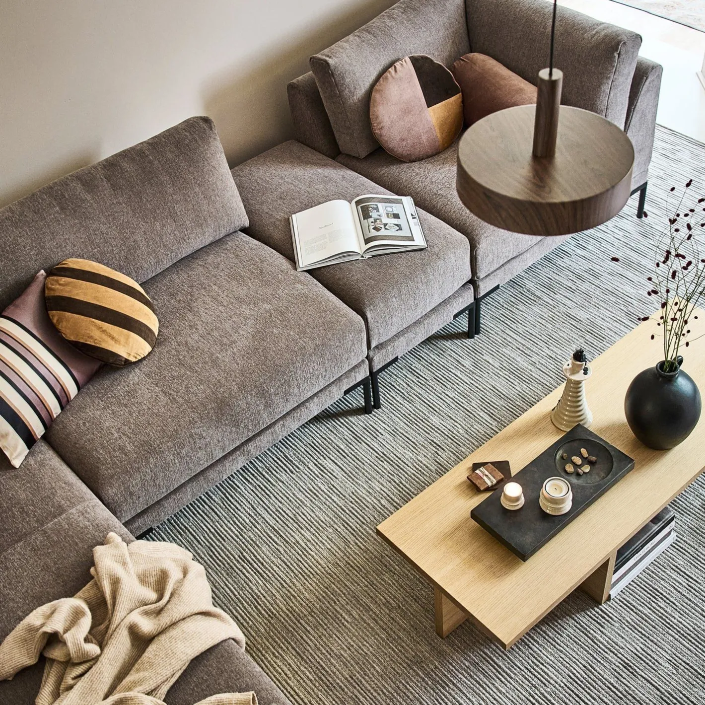 Sale vtwonen Couple Hoek Elementenbank Taupe