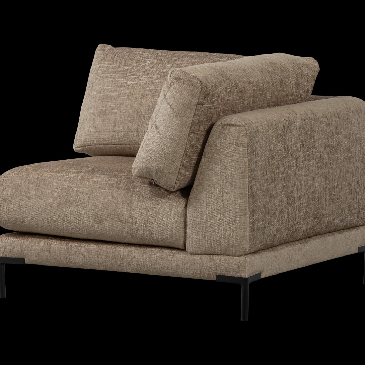 Discount vtwonen Couple Hoek Rechts Elementenbank Mud Melange