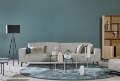 Outlet Trendhopper Cowan Rond Vloerkleed Blauw