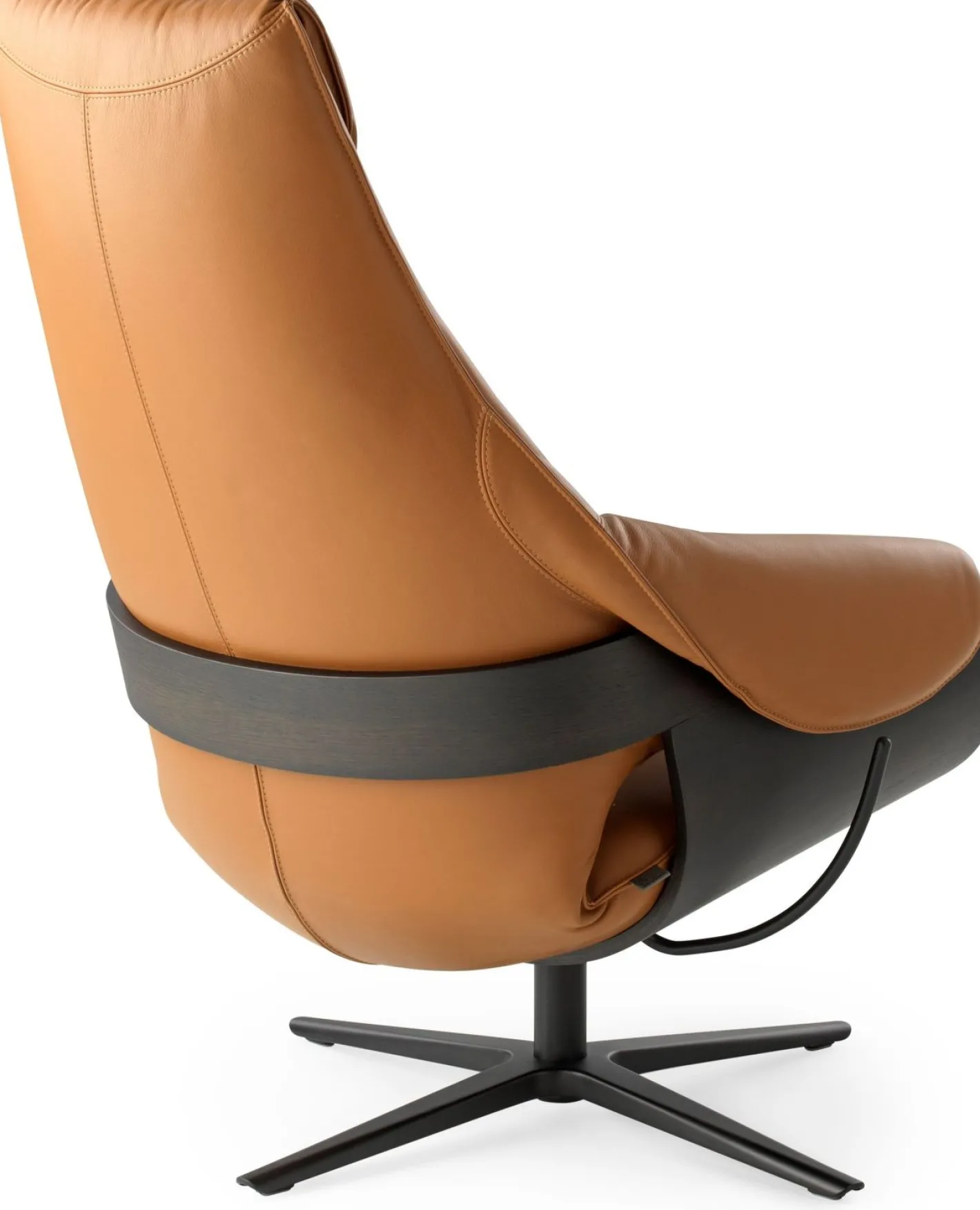 Clearance Leolux Cream Plus Fauteuil Cream, Walnut