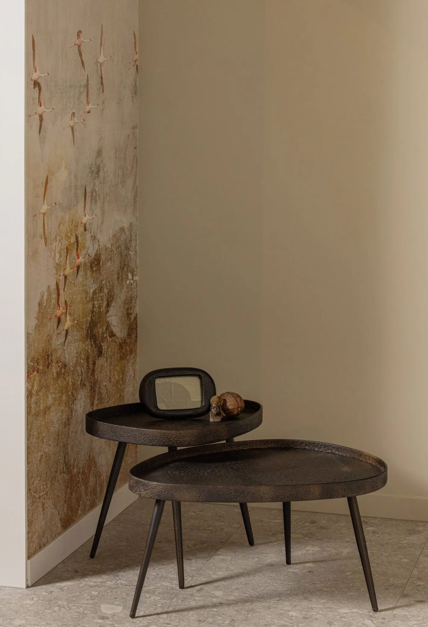 Clearance WOOOD Crude Bijzettafel Antique Bronze