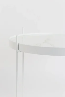 Clearance Zuiver Cupid Marble Bijzettafel White
