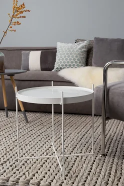 Clearance Zuiver Cupid Marble Bijzettafel White
