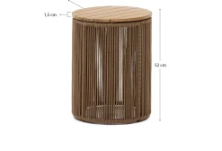 Best Kave Home Dandara Bijzettafel Naturel