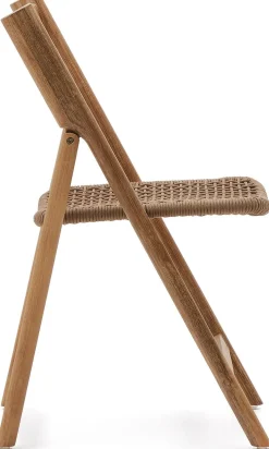 Clearance Kave Home Dandara Tuinstoel Bruin, Naturel