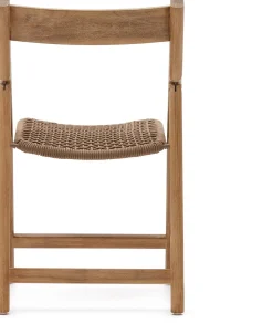 Clearance Kave Home Dandara Tuinstoel Bruin, Naturel