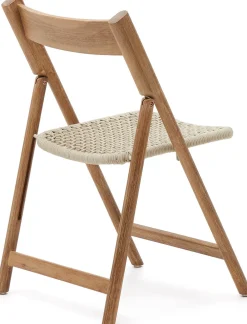 Clearance Kave Home Dandara Tuinstoel Wit, Naturel