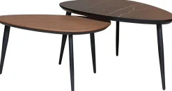 Online Eijerkamp Collectie Dani Salontafelset Marble Bromo, Hazel