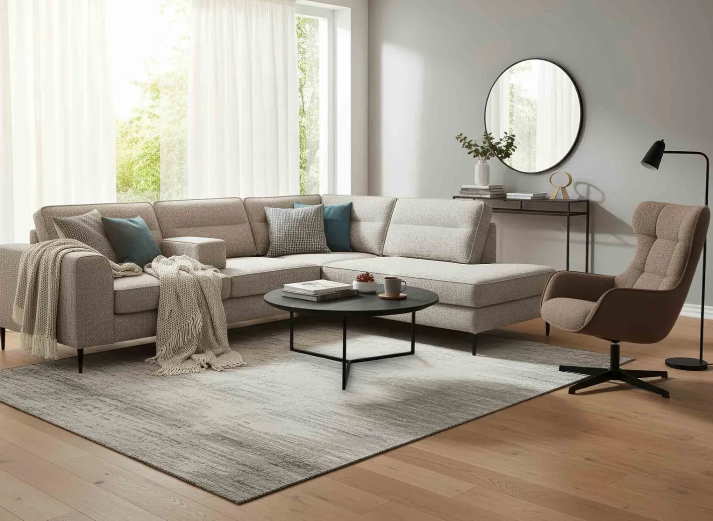 Eijerkamp Collectie Daniel Relaxfauteuil Taupe