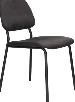 Clearance Dutchbone Darby Eetkamerstoel Zwart
