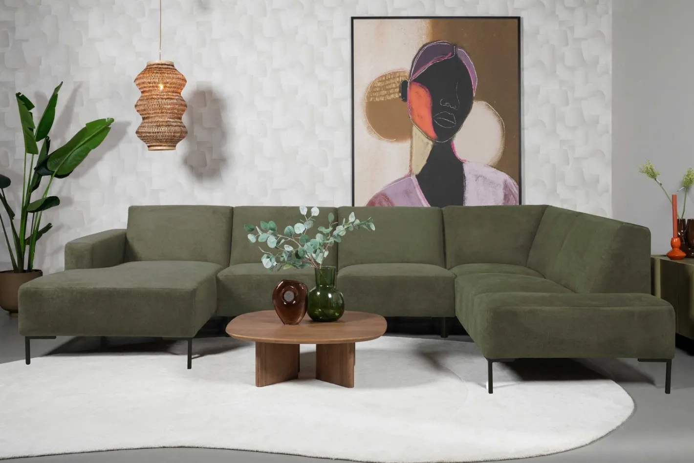 Sale Eijerkamp Collectie Dave Rechts Hoekbank Forest