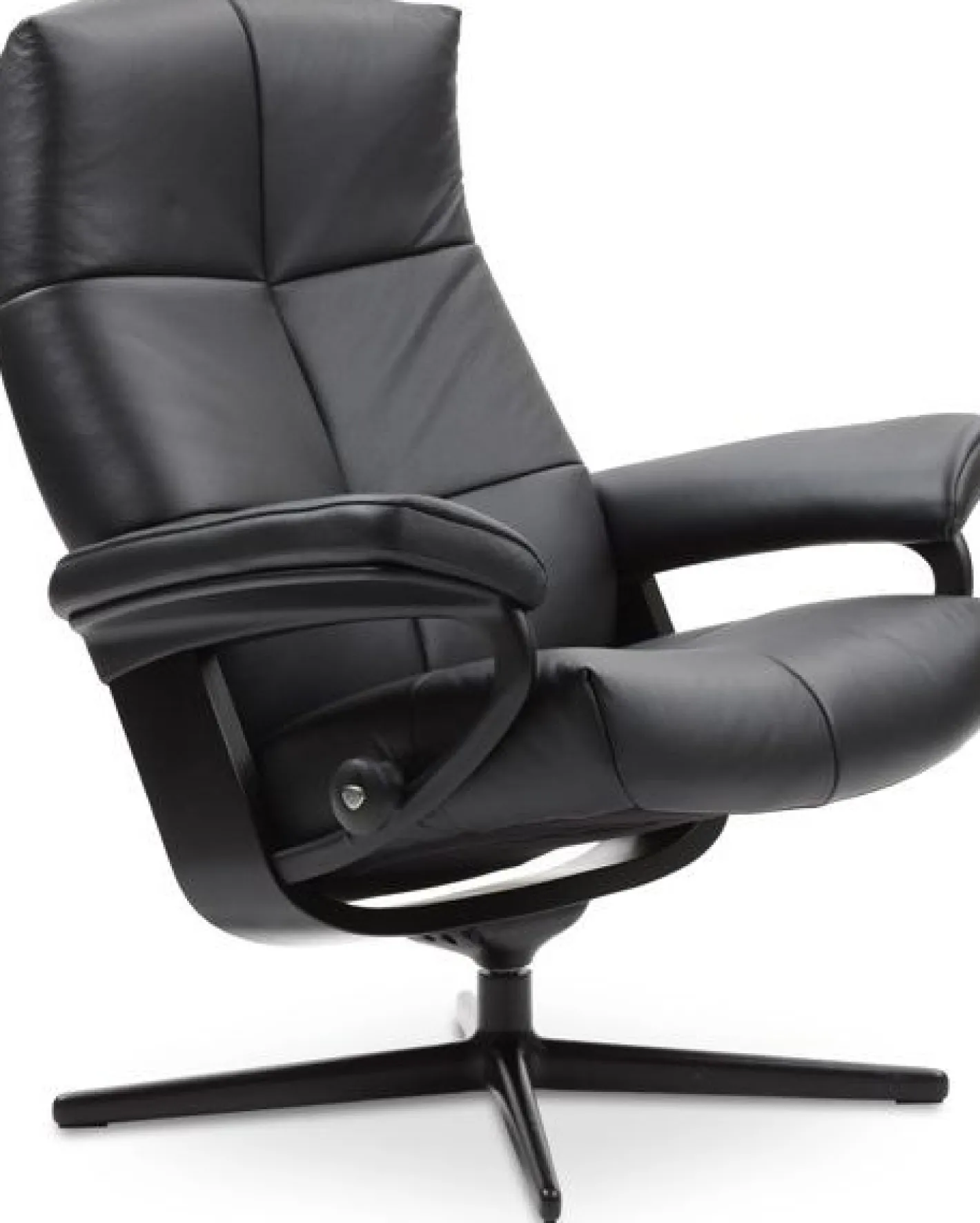 New Stressless David Relaxfauteuil + Hocker Dark Mushroom