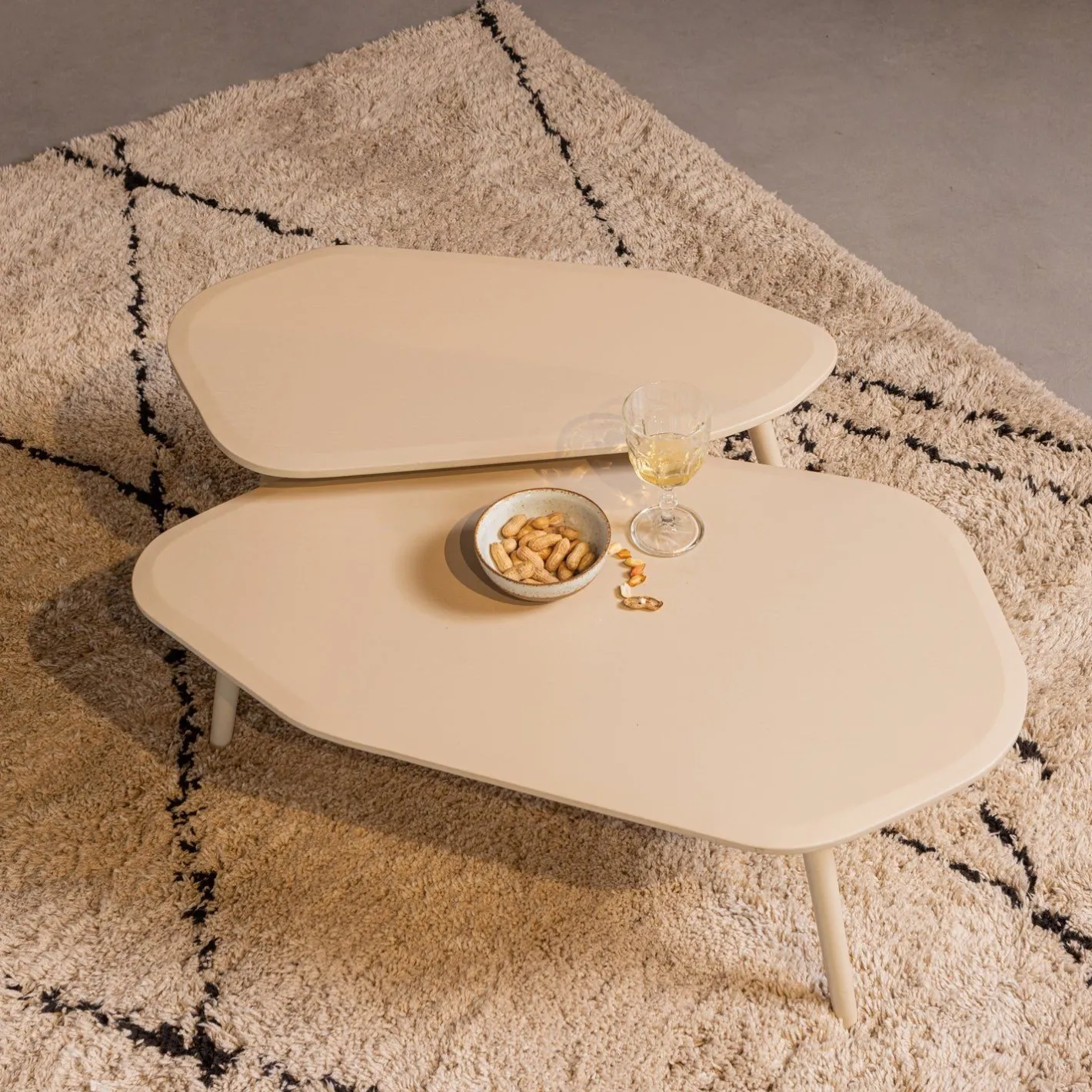 Sale WOOOD Davina Salontafelset Dust