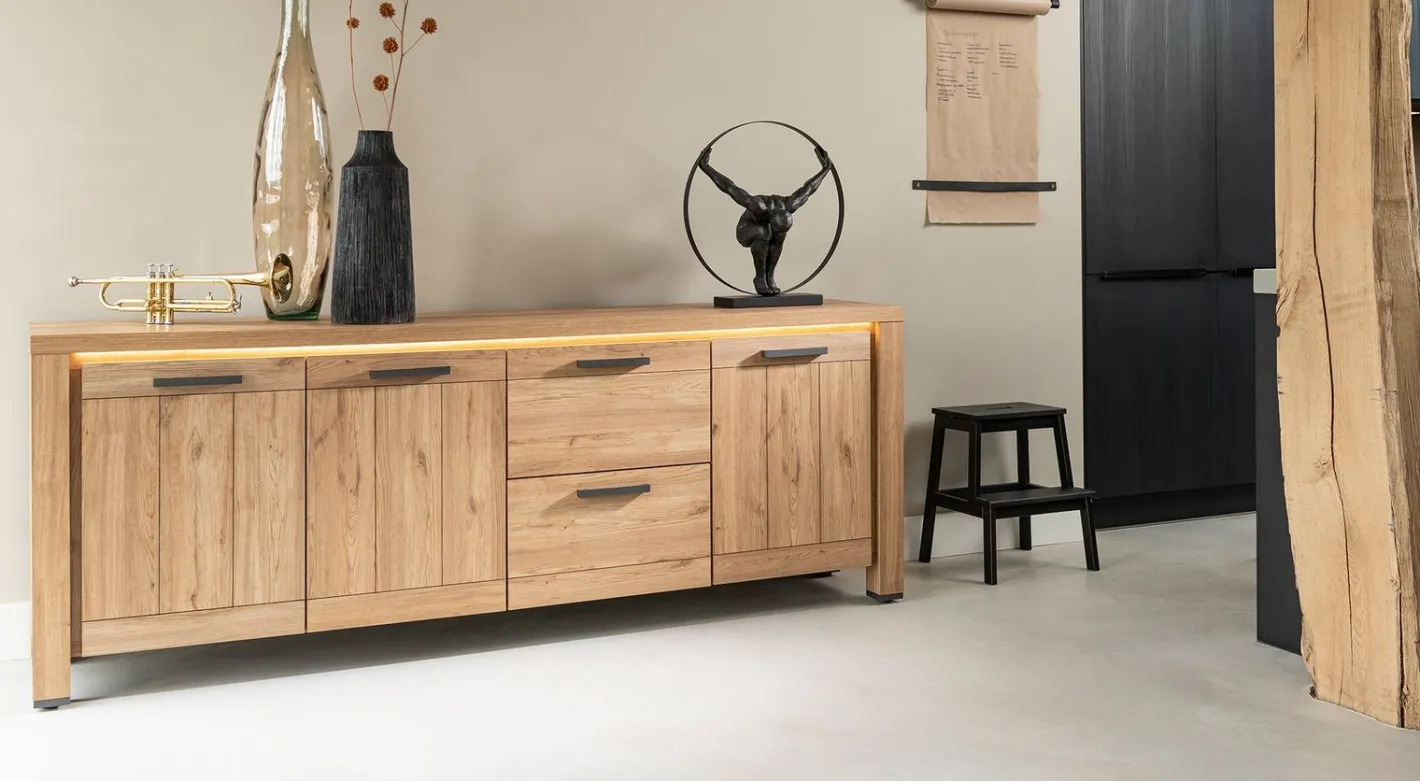 Clearance Henders en Hazel Delmonte Dressoir Naturel