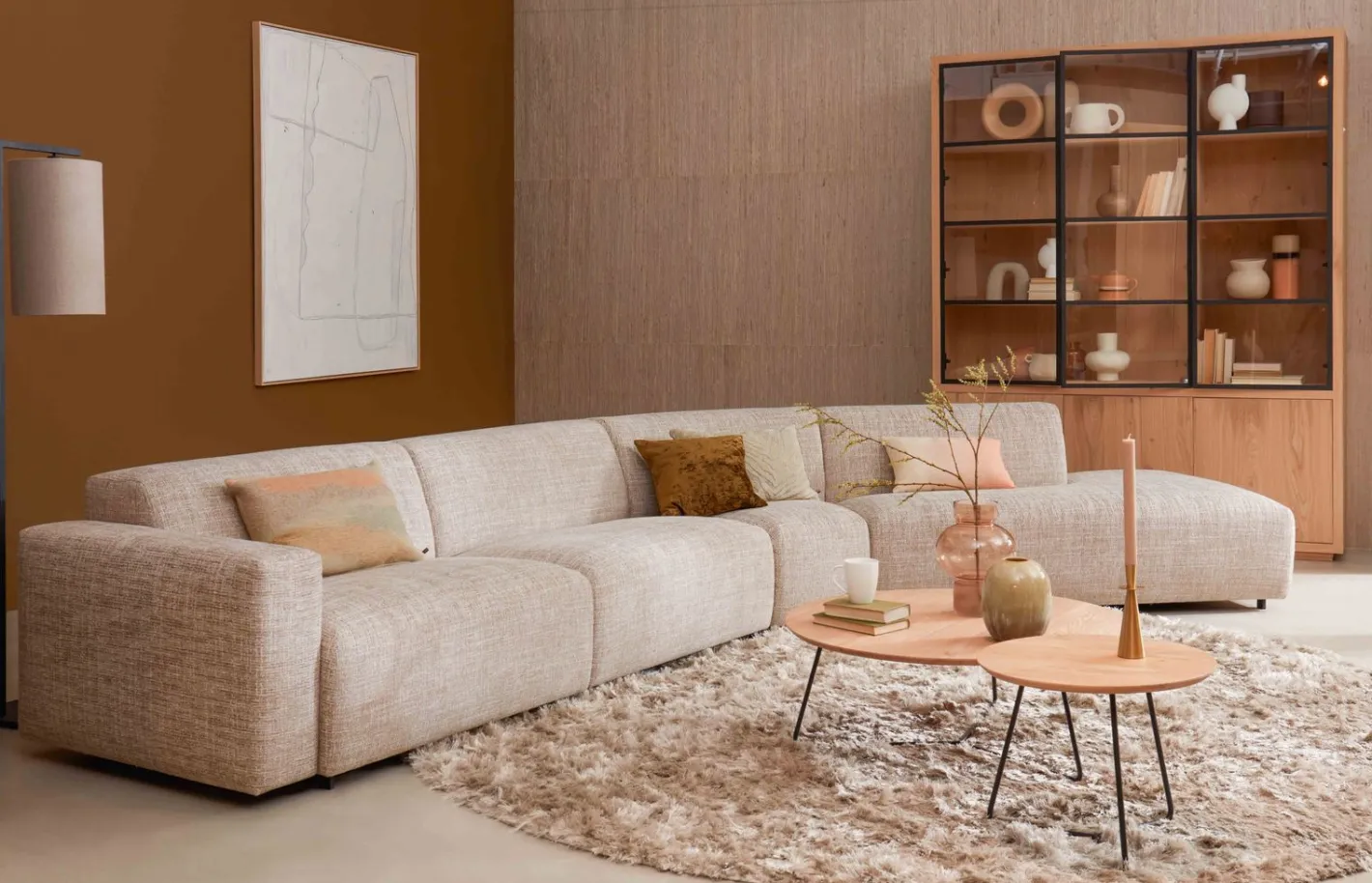 New Eijerkamp Collectie Demi Hoekbank Beige