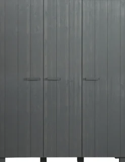 New WOOOD Dennis 3-deurs Opbergkast Steel Grey