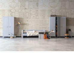 Outlet WOOOD Dennis Opbergkast Concrete Grey