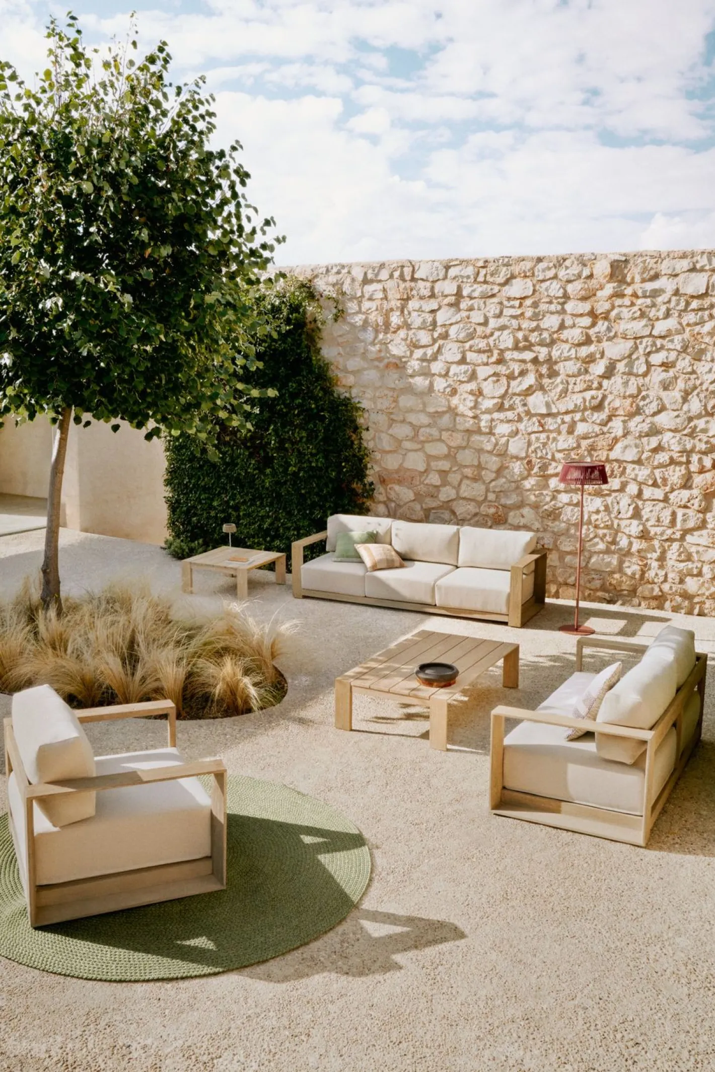 New Kave Home Despas Outdoor Vloerkleed Groen