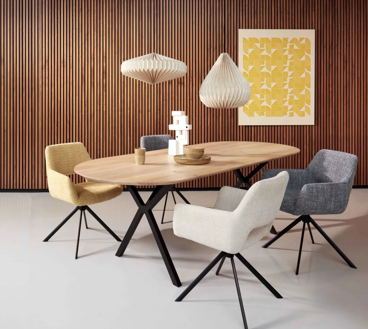 New Eijerkamp Collectie Dima Eetkamerstoel Ochre