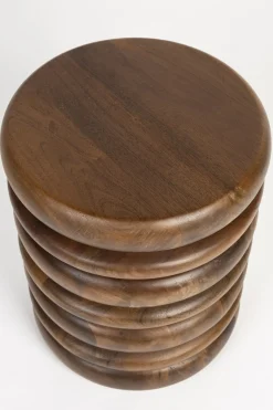 Hot Zuiver Disc Kruk Bruin