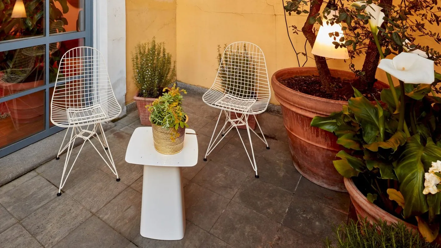 Sale Vitra DKR Eetkamerstoel Wit