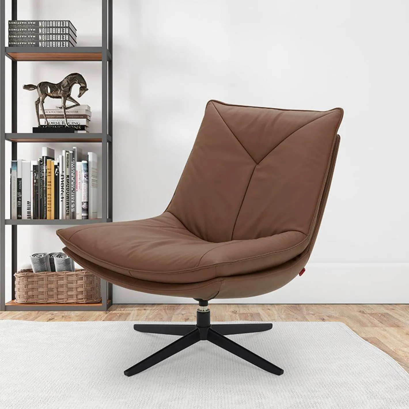 Discount Eijerkamp Collectie Don Draaifauteuil Tan