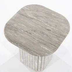 Clearance By Boo Dorique Bijzettafel Wit, Grijs