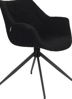 New Zuiver Doulton Swivel (set van 2) Armstoel Black