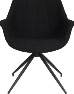 New Zuiver Doulton Swivel (set van 2) Armstoel Black