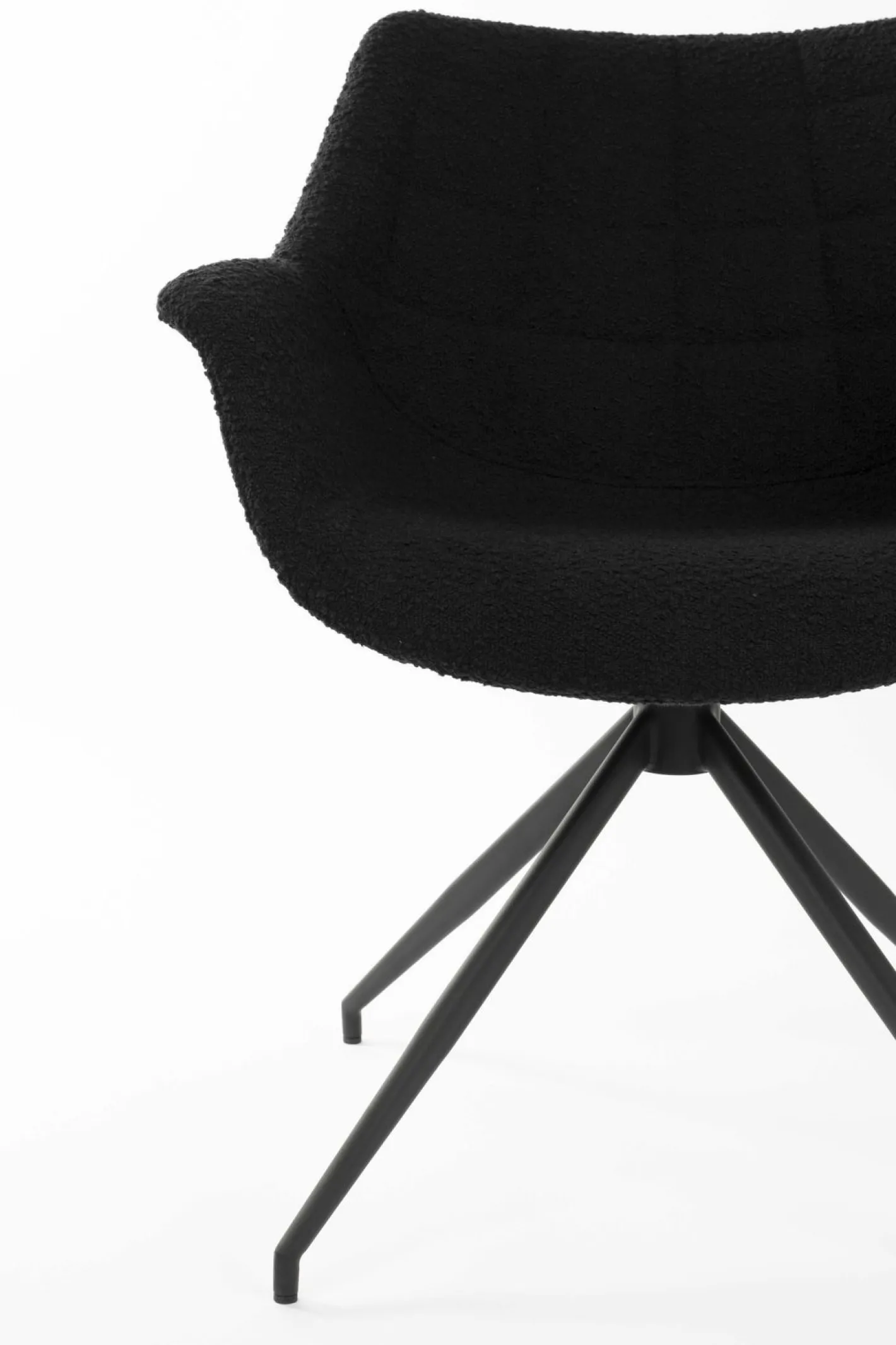 New Zuiver Doulton Swivel (set van 2) Armstoel Black