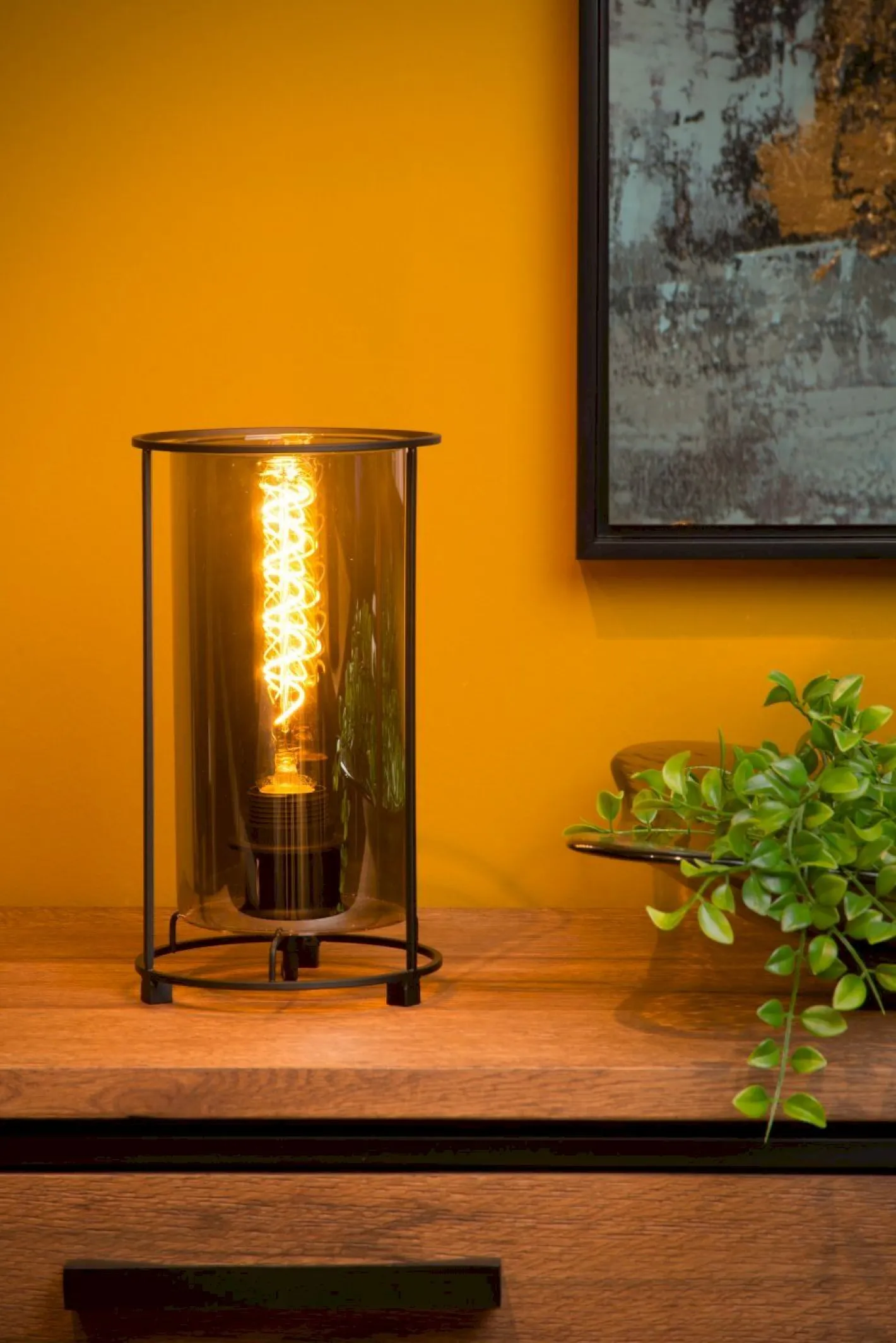 Discount Lucide Dounia Tafellamp Zwart