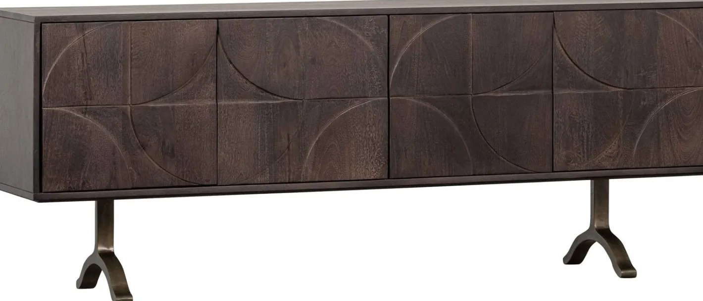 Clearance WOOOD Draw Dressoir Walnut