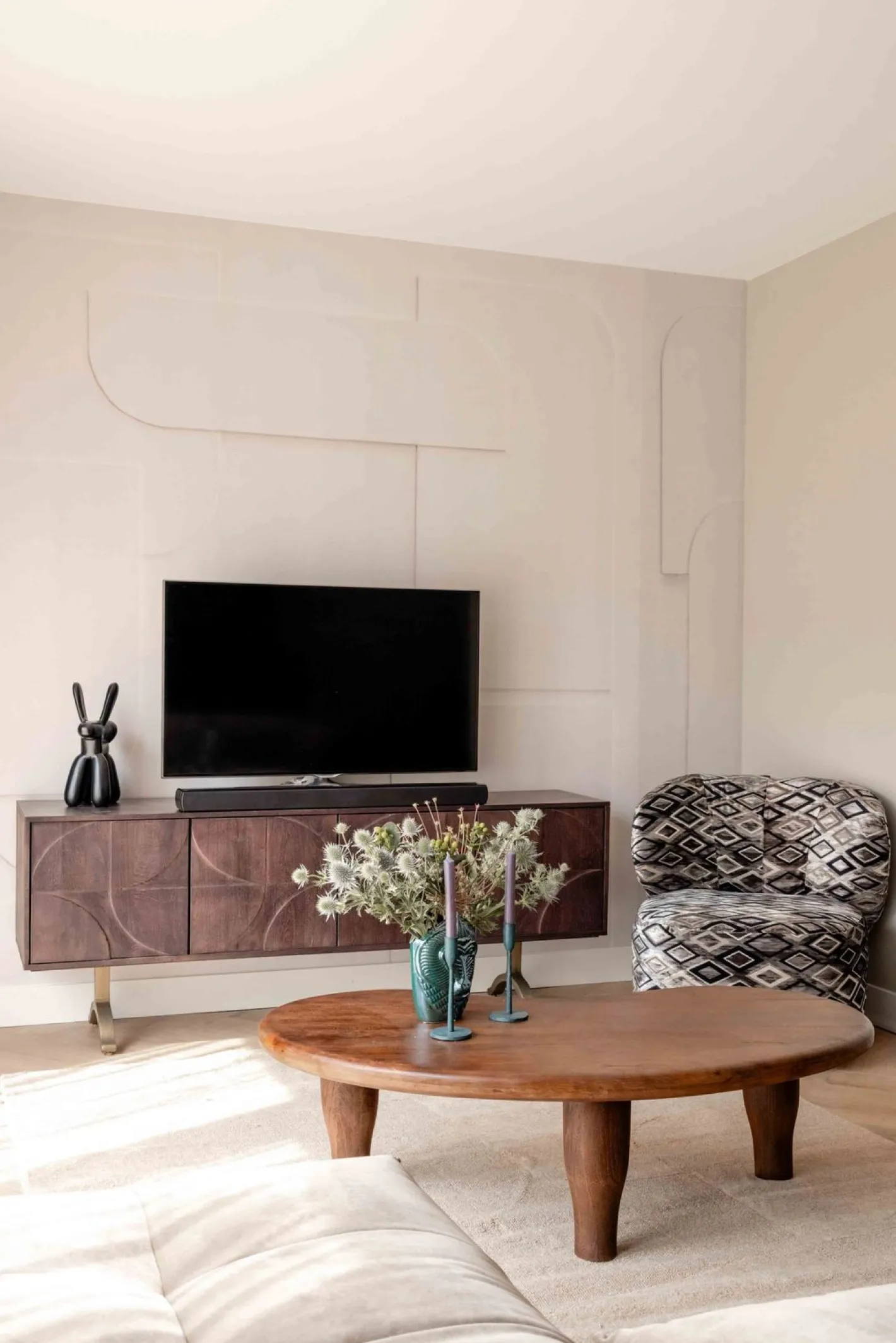 Clearance WOOOD Draw Dressoir Walnut