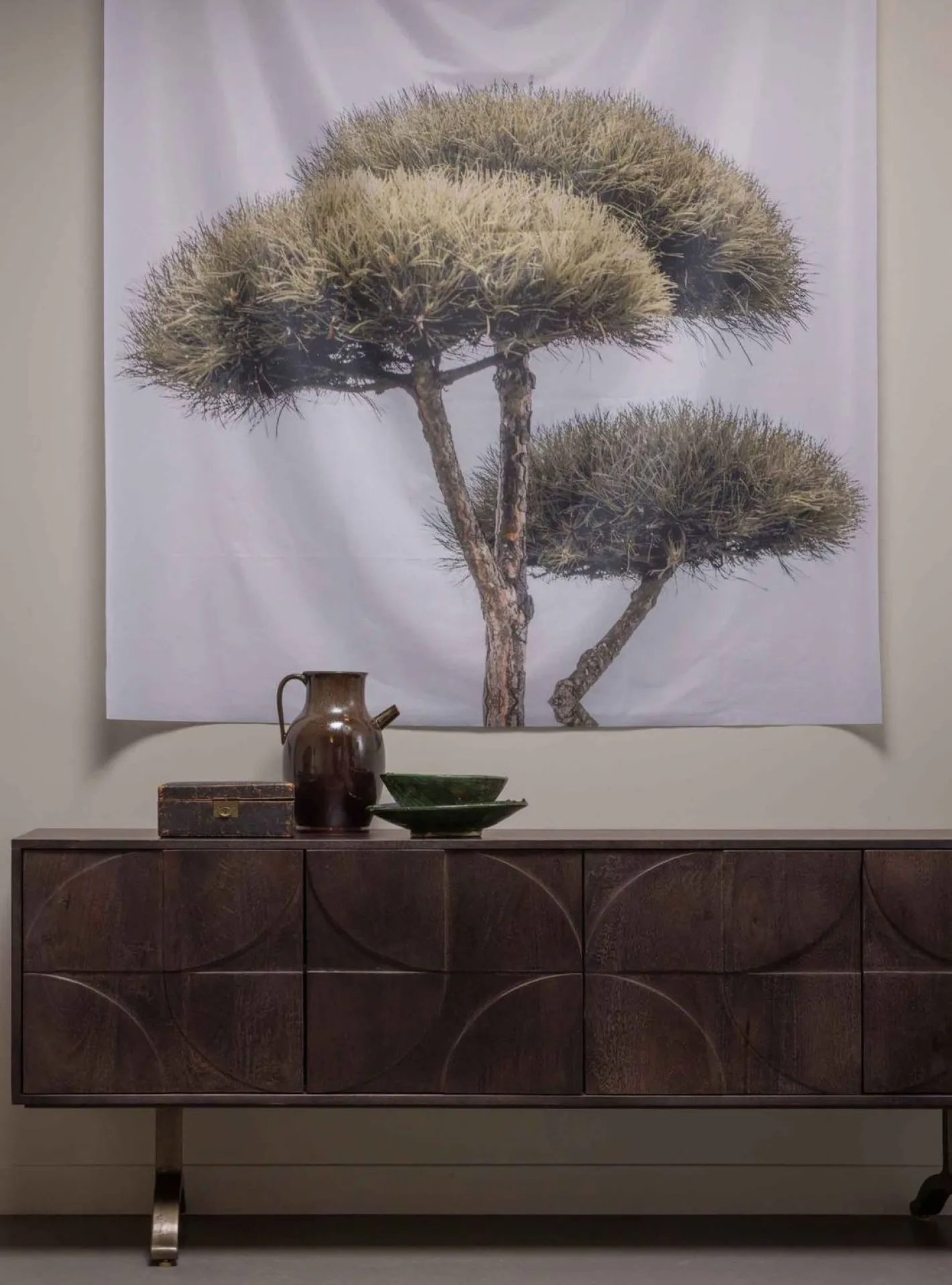 Clearance WOOOD Draw Dressoir Walnut