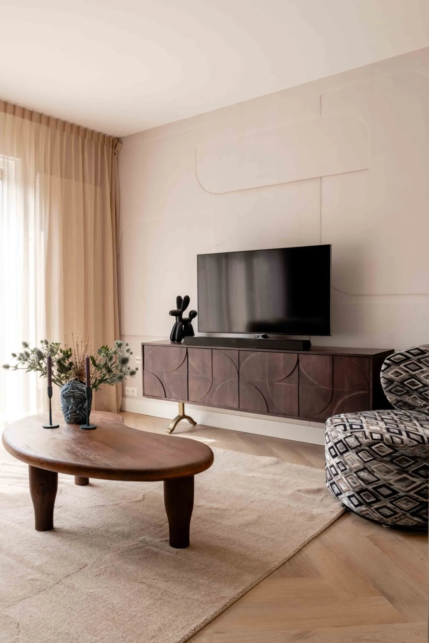 Clearance WOOOD Draw Dressoir Walnut