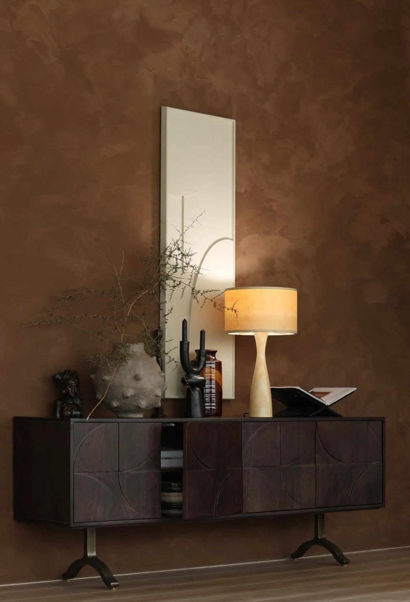 Clearance WOOOD Draw Dressoir Walnut